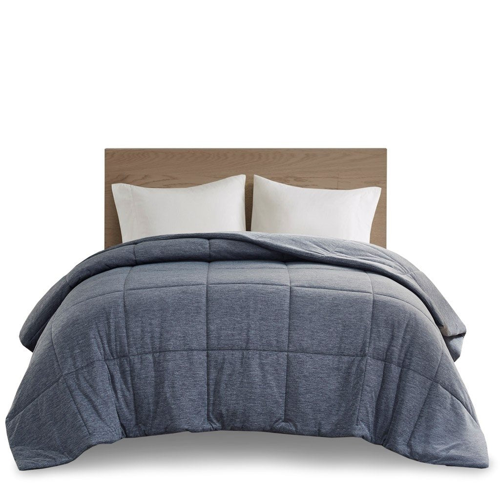 Gracie Mills Heathered Jersey Knit Down Alternative Comforter GRACE-15592 Oversized Image 4