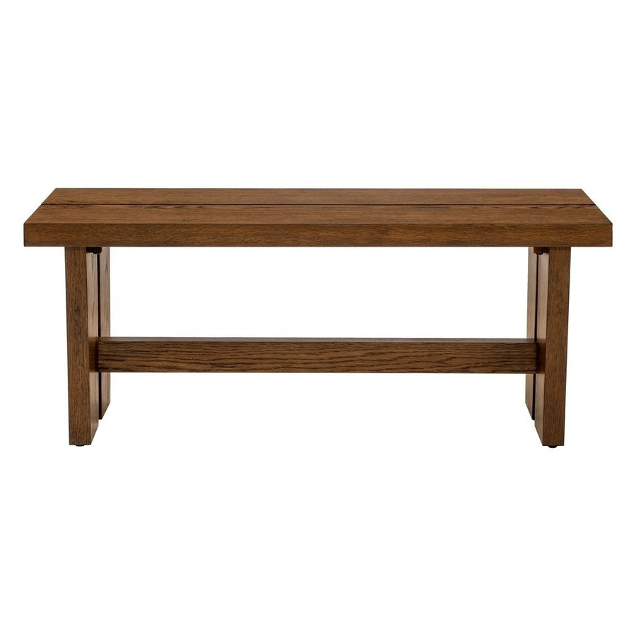 Gracie Mills Mozelle Modern Rustic Solid Wood Dining Bench - GRACE-15410 Image 1