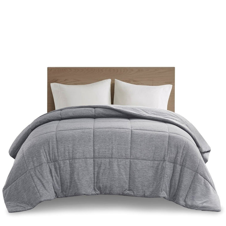 Gracie Mills Heathered Jersey Knit Down Alternative Comforter GRACE-15592 Oversized Image 5