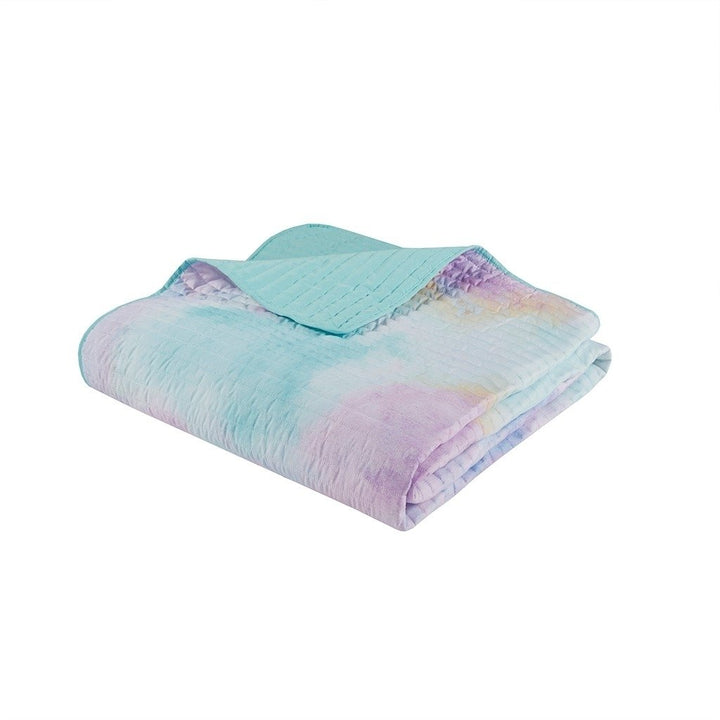 Gracie Mills Orion Dreamscape Watercolor Tie Dye Comforter Set with Cozy Throw Pillow - GRACE-15599 Image 3