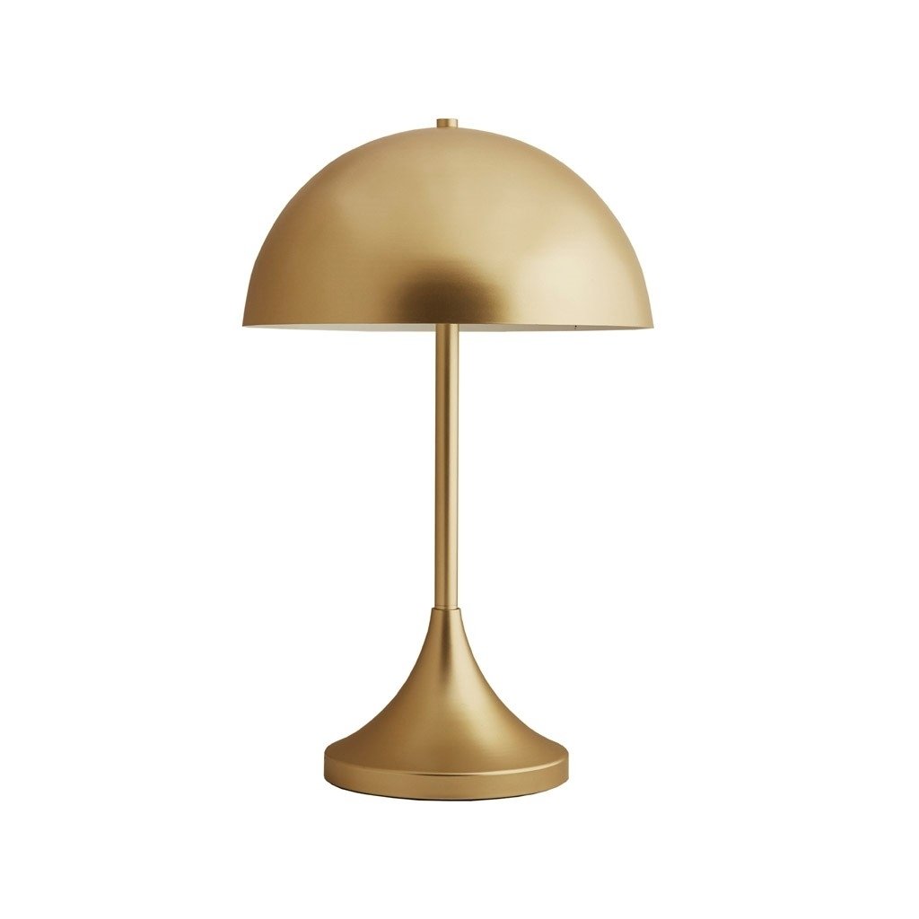 Gracie Mills Augusta Art Deco Dome-Shaped 2-Light Metal Table Lamp - GRACE-15411 Image 1