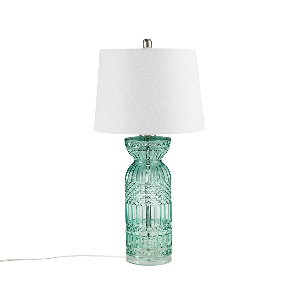 Gracie Mills Dina Luminous Texture Glass and Acrylic Base Table Lamp - GRACE-15597 Image 4