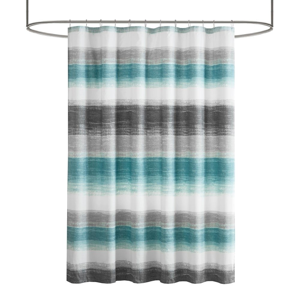 Gracie Mills Ianne Classic Stripe Print Shower Curtain - GRACE-15734 Image 1