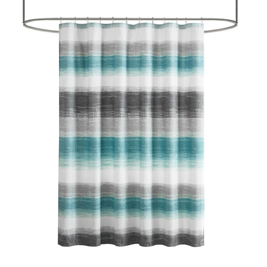 Gracie Mills Ianne Classic Stripe Print Shower Curtain - GRACE-15734 Image 1