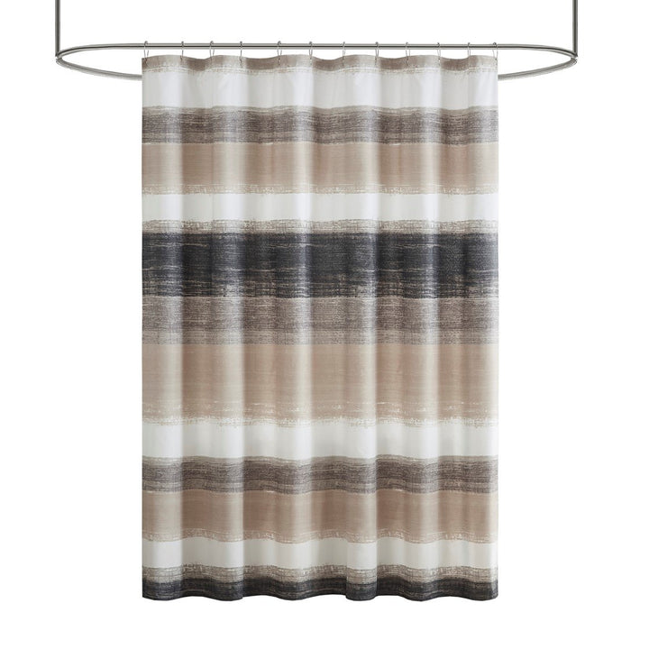 Gracie Mills Ianne Classic Stripe Print Shower Curtain - GRACE-15734 Image 3