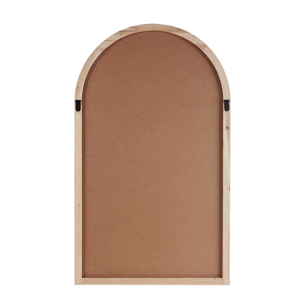 Gracie Mills Erica Rustic Charm Arched Wood Wall Mirror - GRACE-15455 Image 2