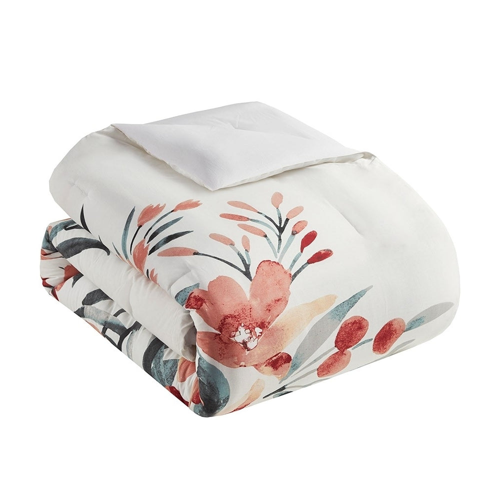 Gracie Mills 3-Piece Mid-Century Floral Comforter Set - GRACE-15767 Image 2
