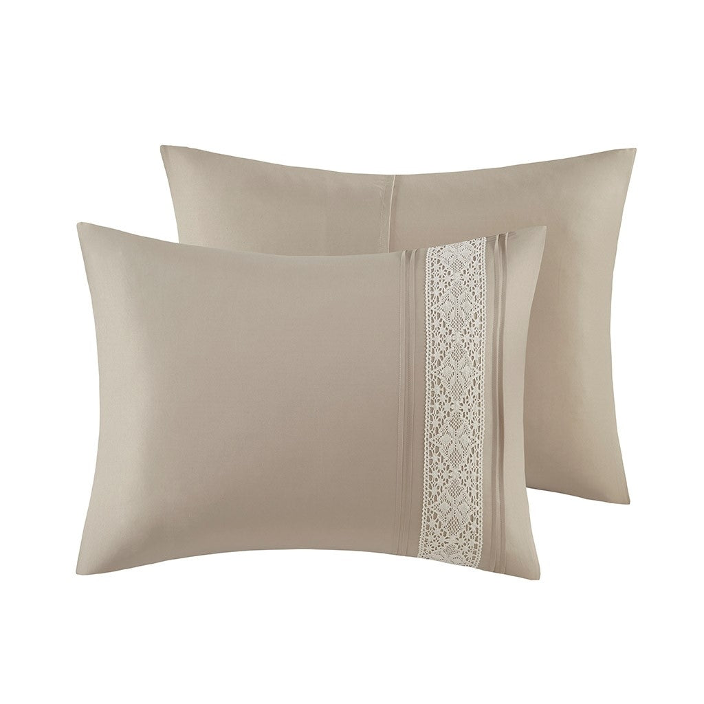 Gracie Mills 7-Piece Farmhouse Lace Trim Comforter Set with Throw Pillows - GRACE-15790 Image 3