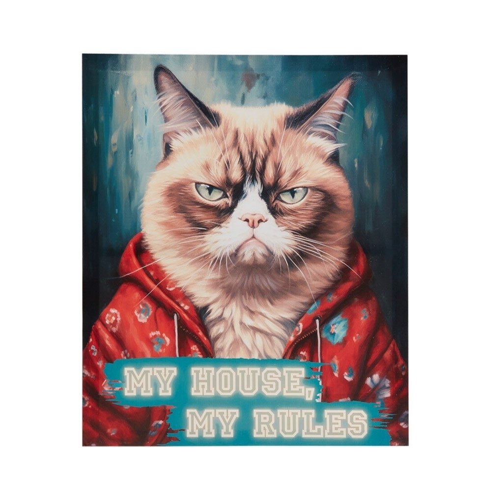 Gracie Mills Roxanne Cats Indoor Canvas Wall Art - GRACE-15788 Image 1