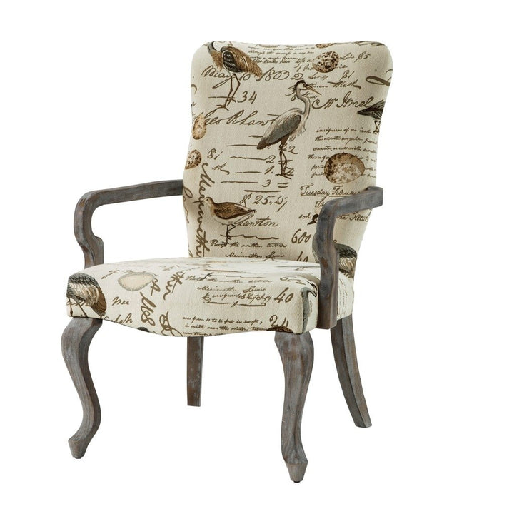 Gracie Mills Thompson Queen Anne Inspired High-Back Accent Chair - GRACE-176 Image 1