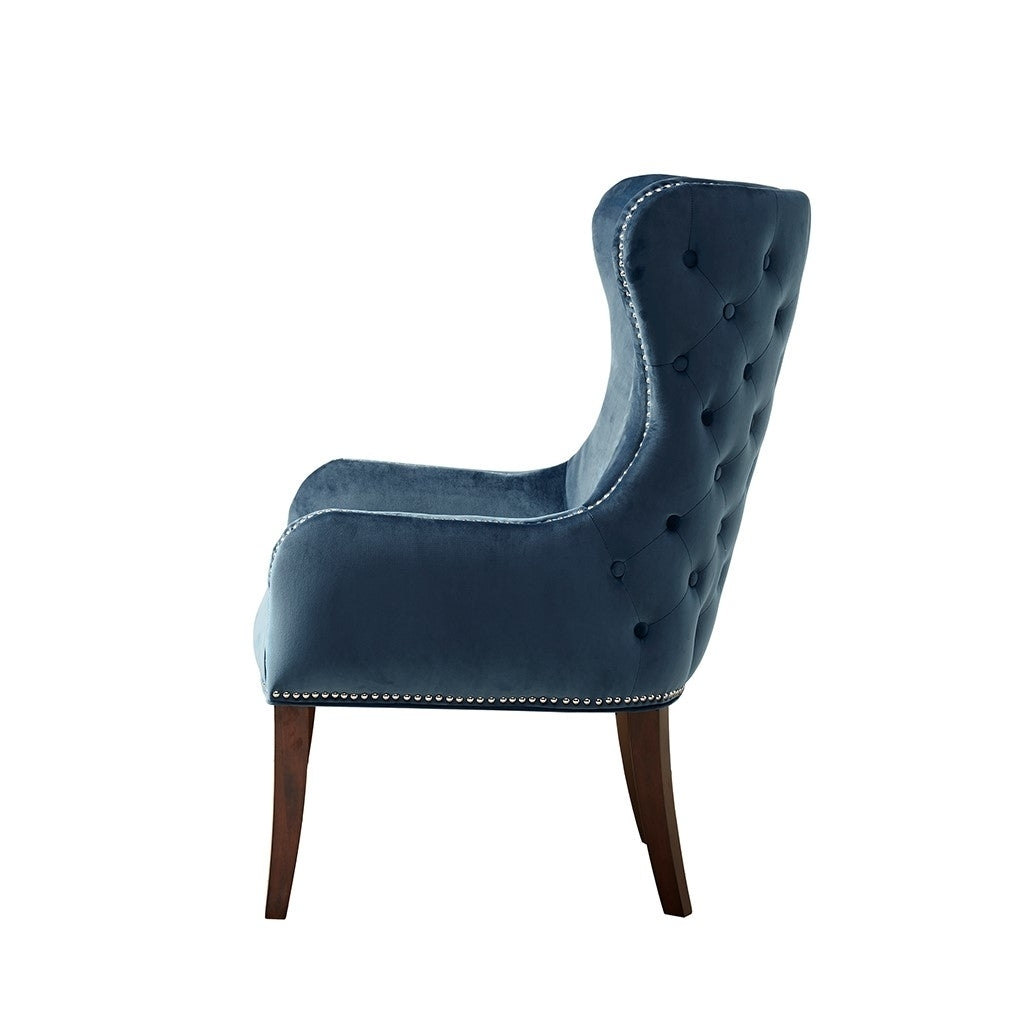 Gracie Mills Vargas Button Tufted Wingback Accent Chair - GRACE-3380 Image 3
