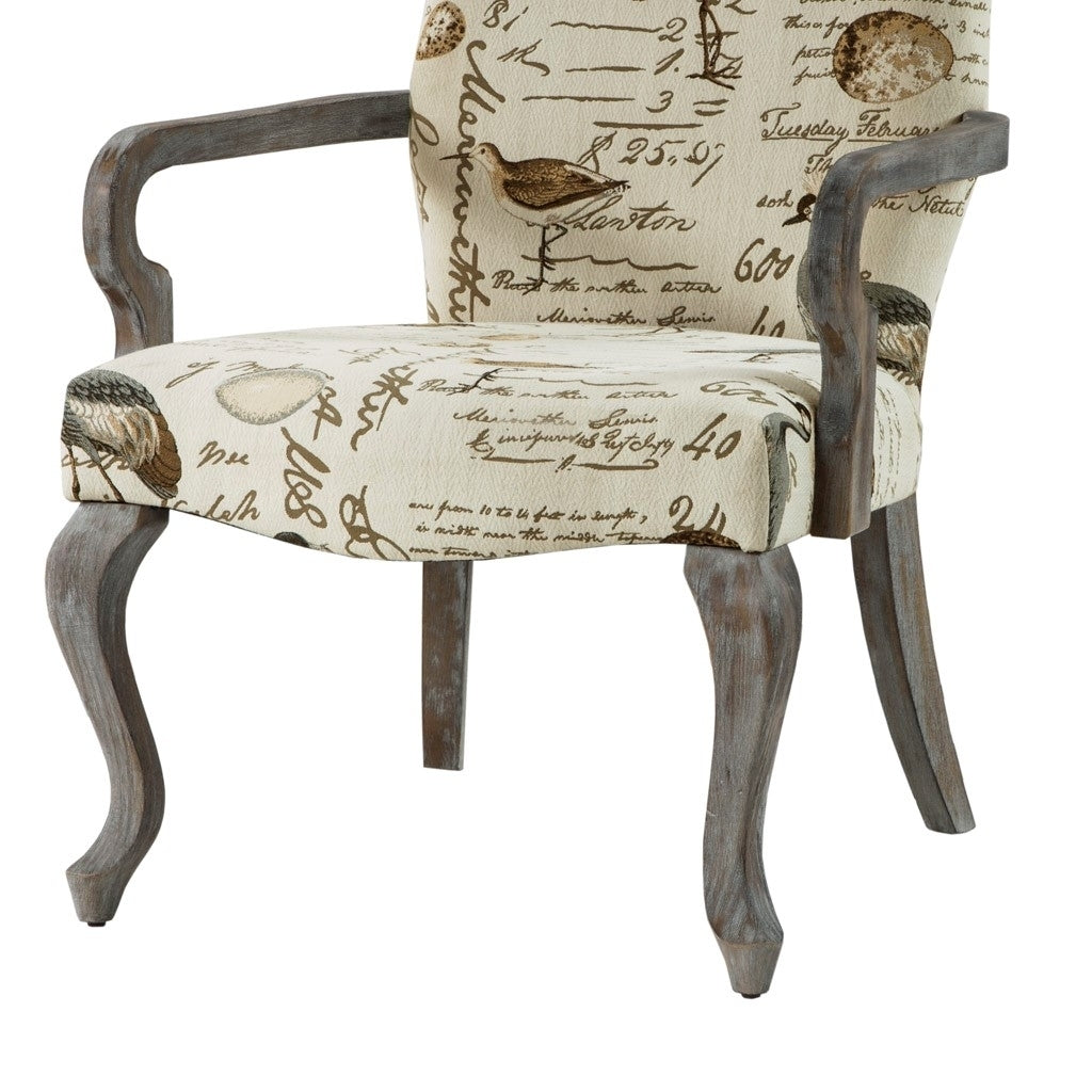 Gracie Mills Thompson Queen Anne Inspired High-Back Accent Chair - GRACE-176 Image 3