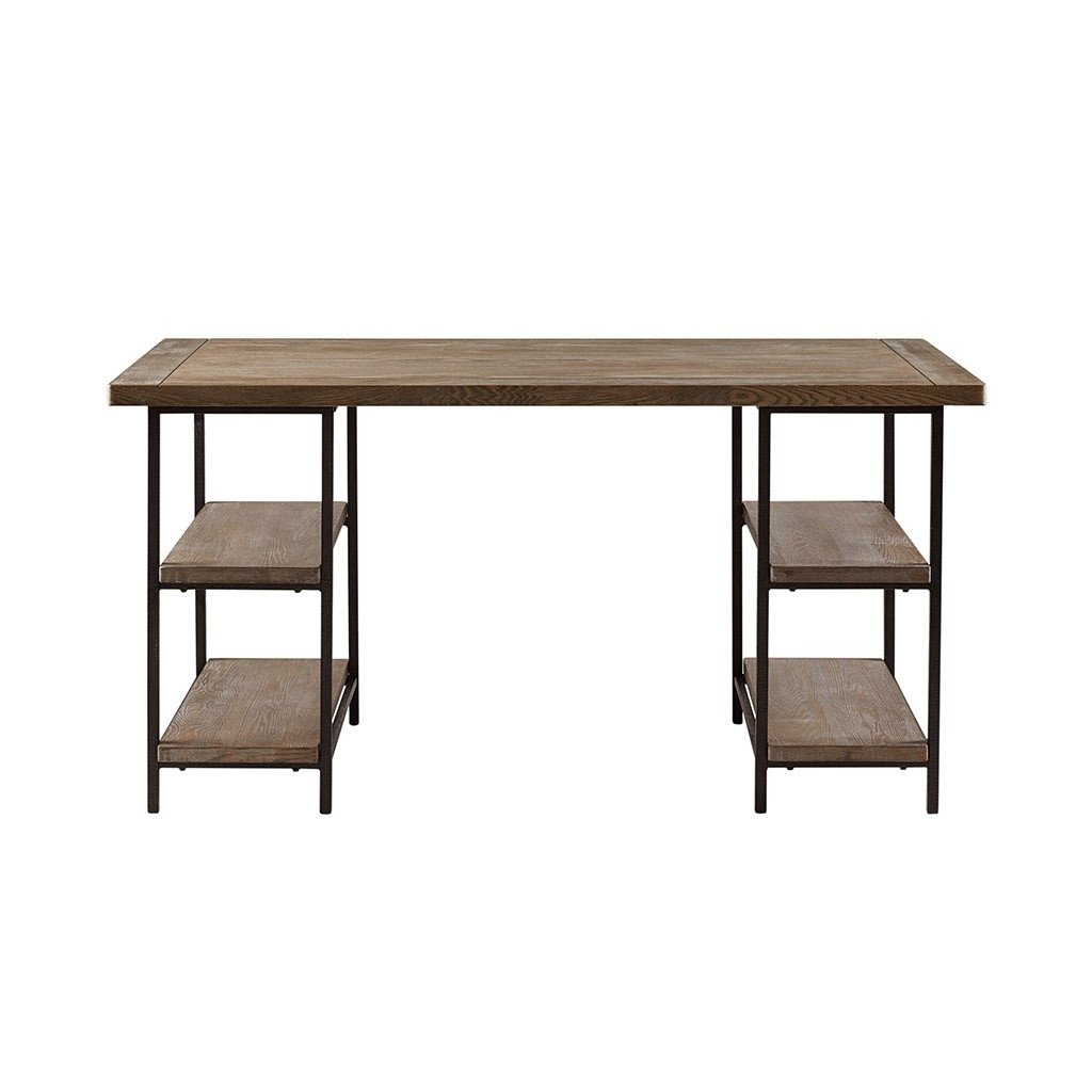 Gracie Mills Nielson Industrial Metal Frame Desk Table - GRACE-3479 Image 2