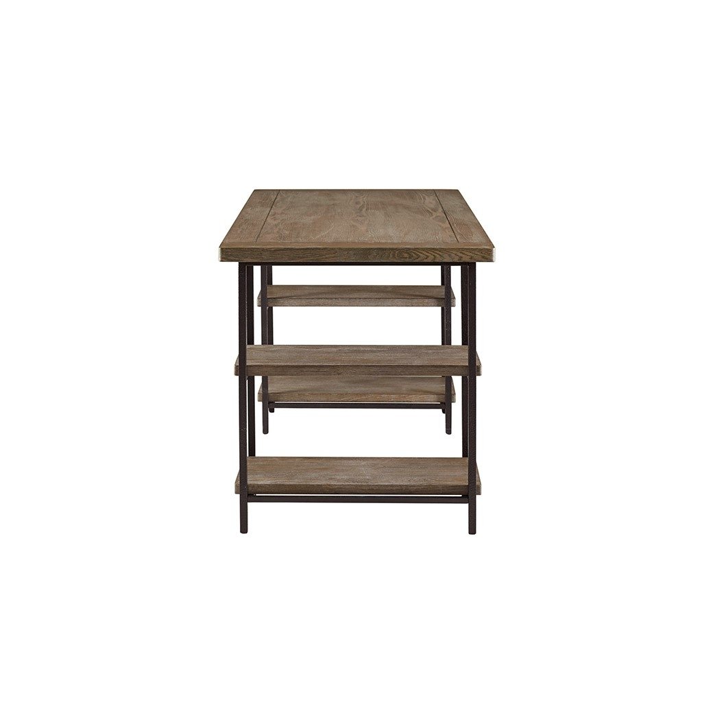 Gracie Mills Nielson Industrial Metal Frame Desk Table - GRACE-3479 Image 3