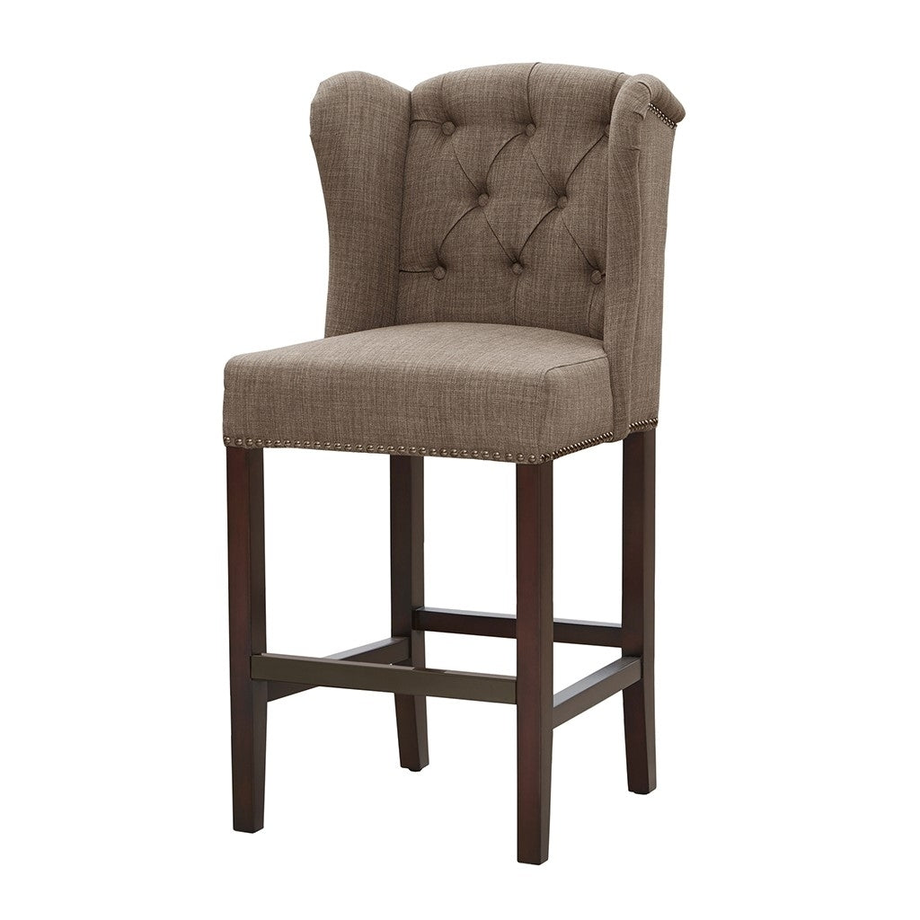 Gracie Mills Lynna Exaggerated Wing Tufted Counter Stool - GRACE-3466 Image 1