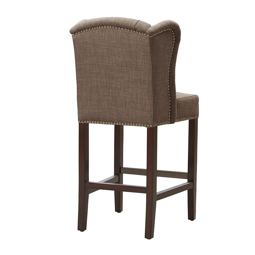 Gracie Mills Lynna Exaggerated Wing Tufted Counter Stool - GRACE-3466 Image 3