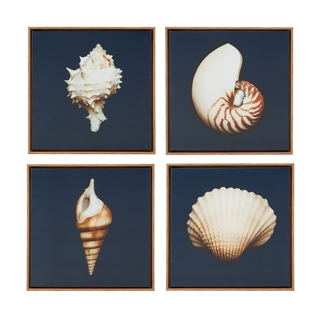 Gracie Mills Deangelo Artistic Quartet 4-Piece Framed Canvas Wall Art Set - GRACE-6509 Image 1