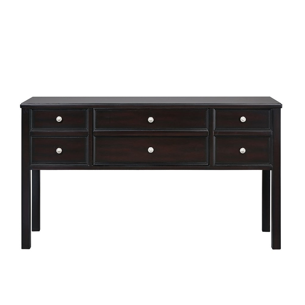 Gracie Mills Lexie Sleek Console Table with Modern Geometric Design - GRACE-6605 Image 2