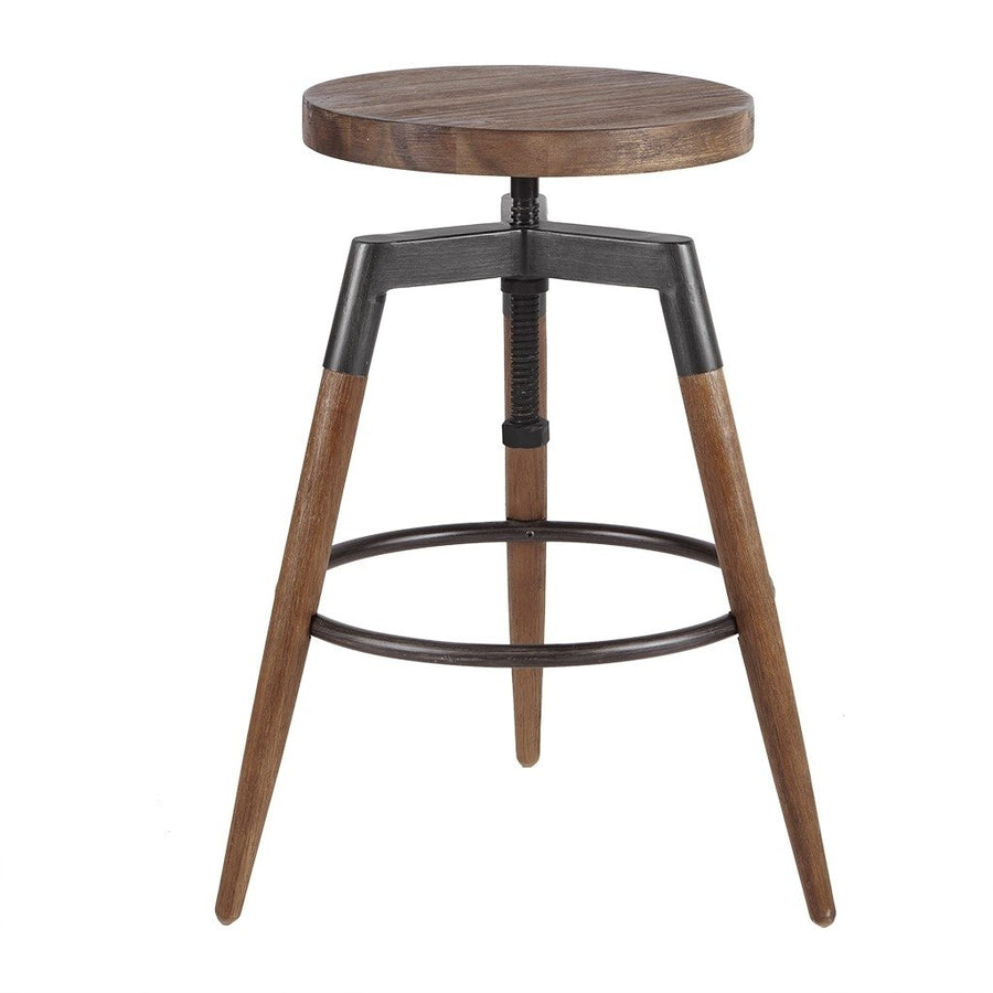 Gracie Mills Dannie Adjustable Height Industrial Counter Stool/Barstool - GRACE-6990 Image 1