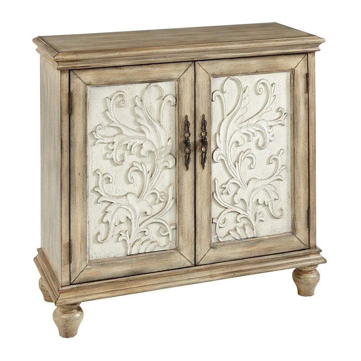 Gracie Mills Tellez 2-Door Floral Cabinet - GRACE-7816 Image 1