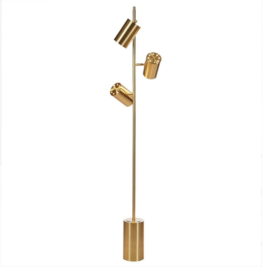 Gracie Mills Caiden Metal Base 3-Light Contemporary Floor Lamp - GRACE-9550 Image 1