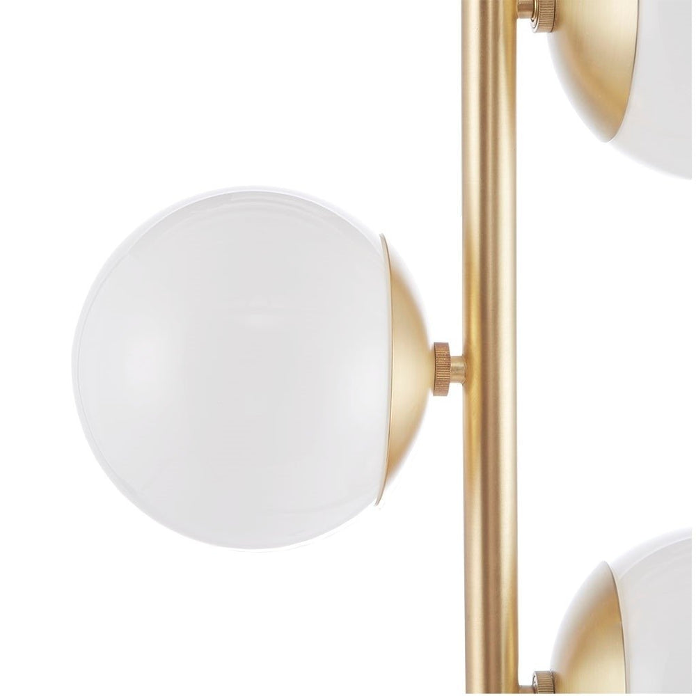 Gracie Mills Lindy 3-Globe Light Floor Lamp with Marble Base - GRACE-9668 Image 2