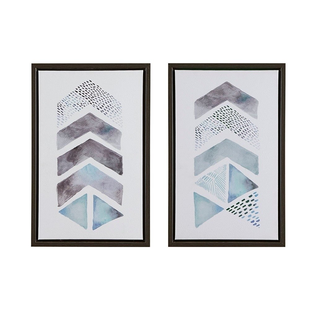 Gracie Mills Daren Modern Geometric 2-Piece Wall Art Set - GRACE-9650 Image 1