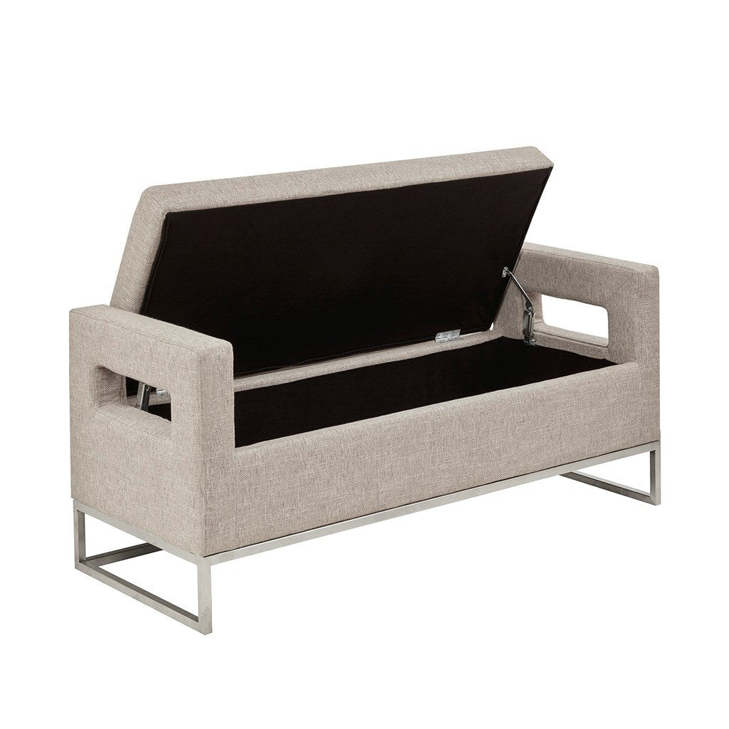 Gracie Mills Brenda Upholstered Storage Bench - GRACE-9955 Image 3