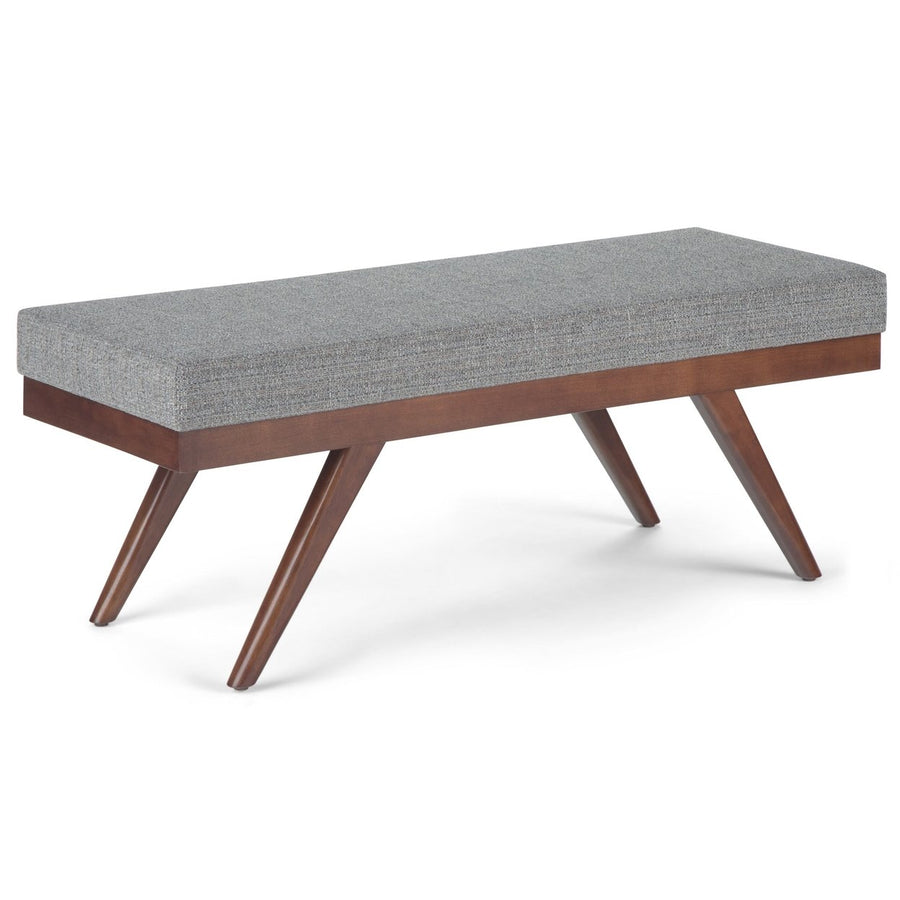 Chanelle Ottoman Bench in Tweed Image 1