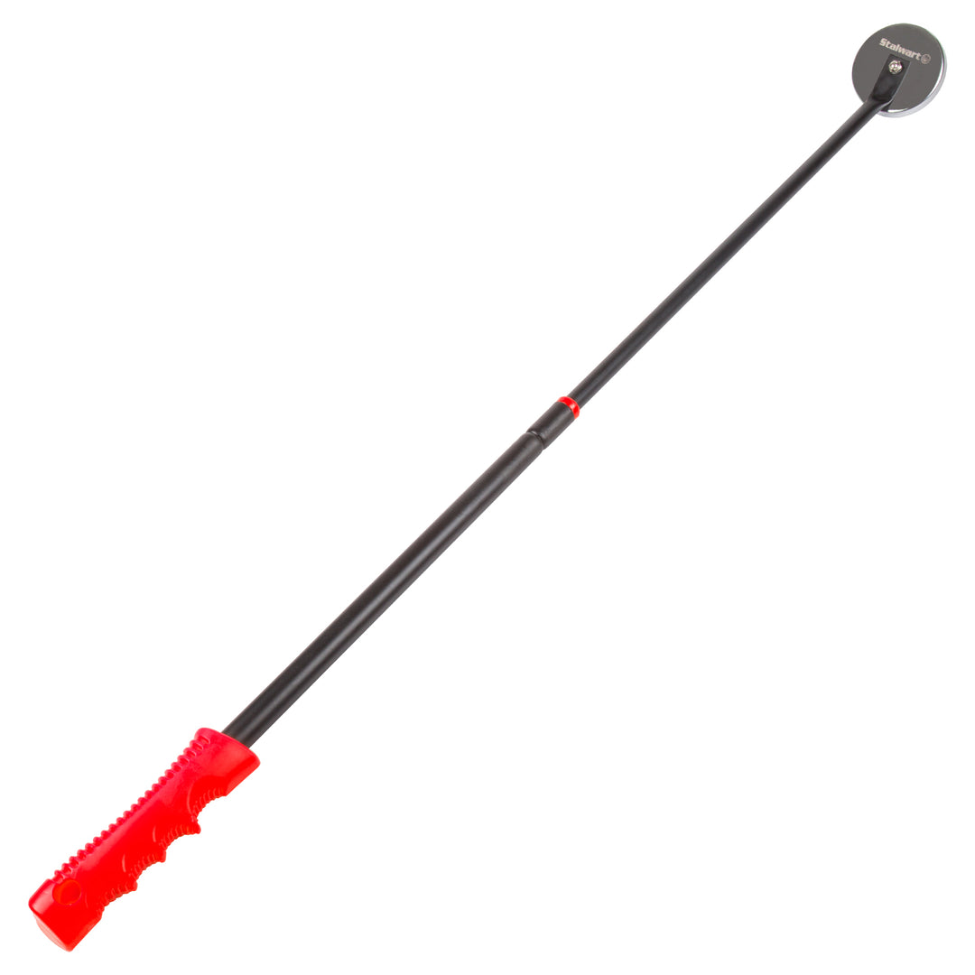 Stalwart Telescoping Magnetic Pickup Tool Red Steel 40in 50lb Capacity Image 1