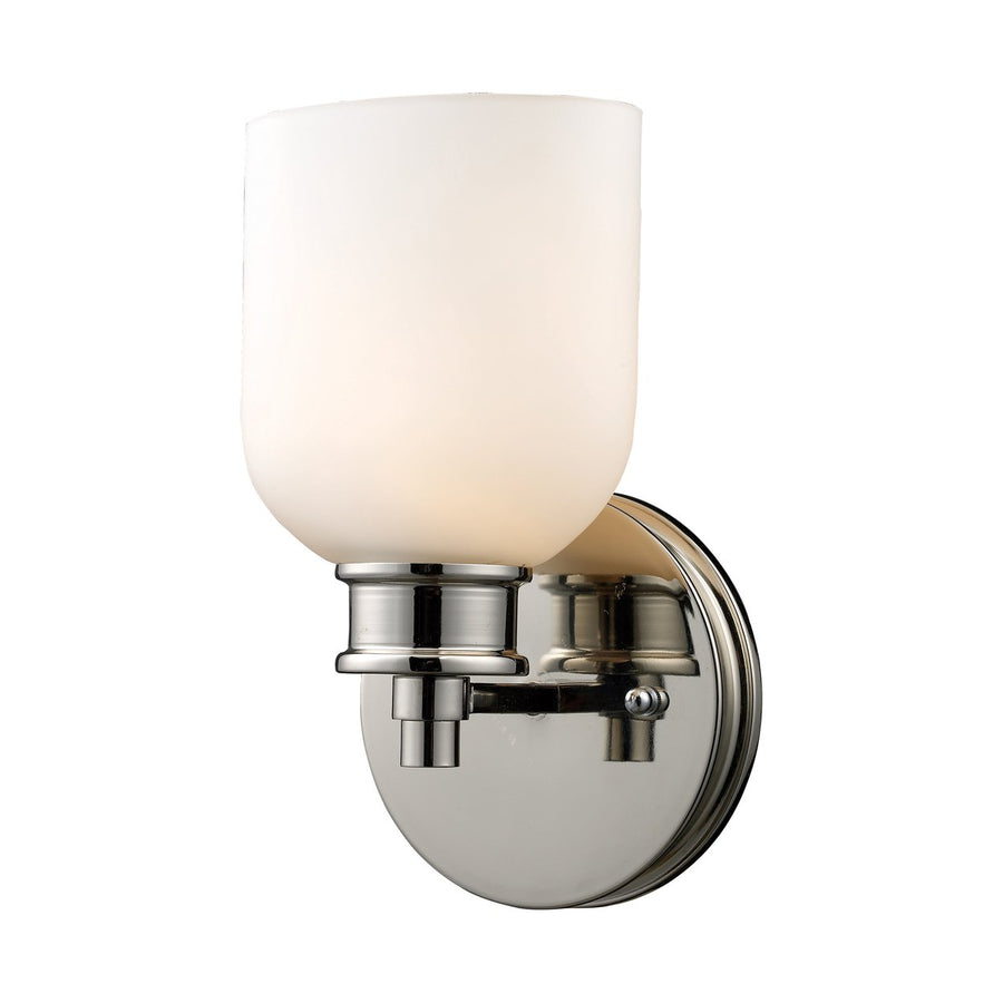 Dione 1-Light Vanity in Polished Nickel Image 1