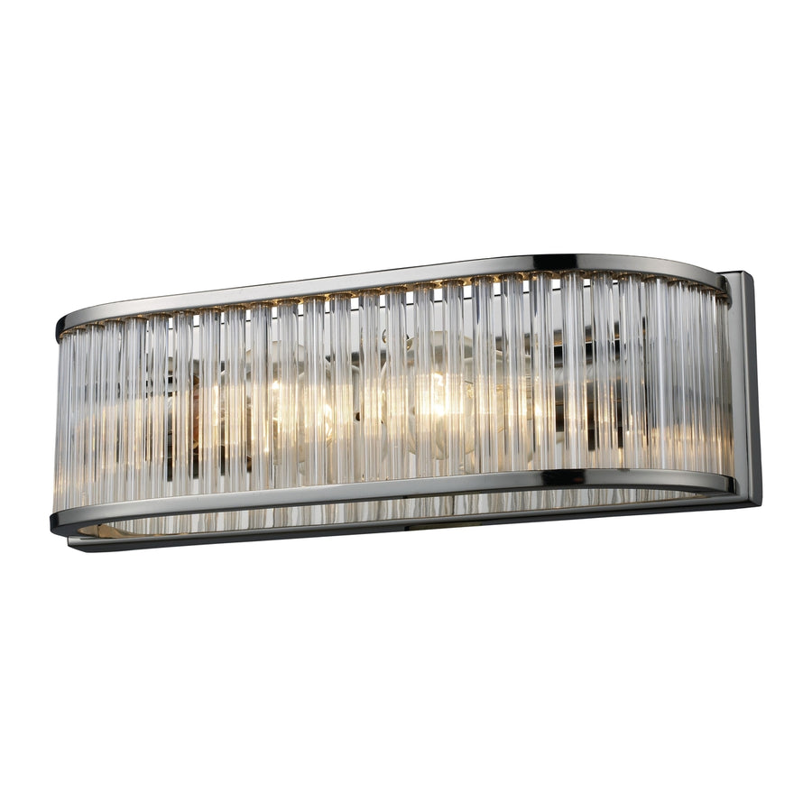 Braxton 14 Wide 2-Light Vanity Light - Polished Nickel Image 1