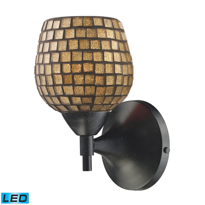 Celina 9 High 1-Light Sconce [10150/1DR-GLD-ELK] Image 3