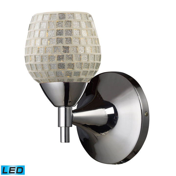 Celina 9 High 1-Light Sconce [10150/1DR-SLV-ELK] Image 1