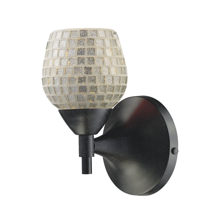 Celina 9 High 1-Light Sconce [10150/1DR-SLV-ELK] Image 2