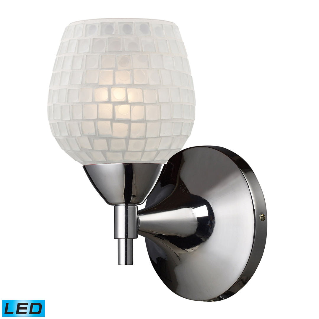 Celina 9 High 1-Light Sconce [10150/1DR-WHT-ELK] Image 1