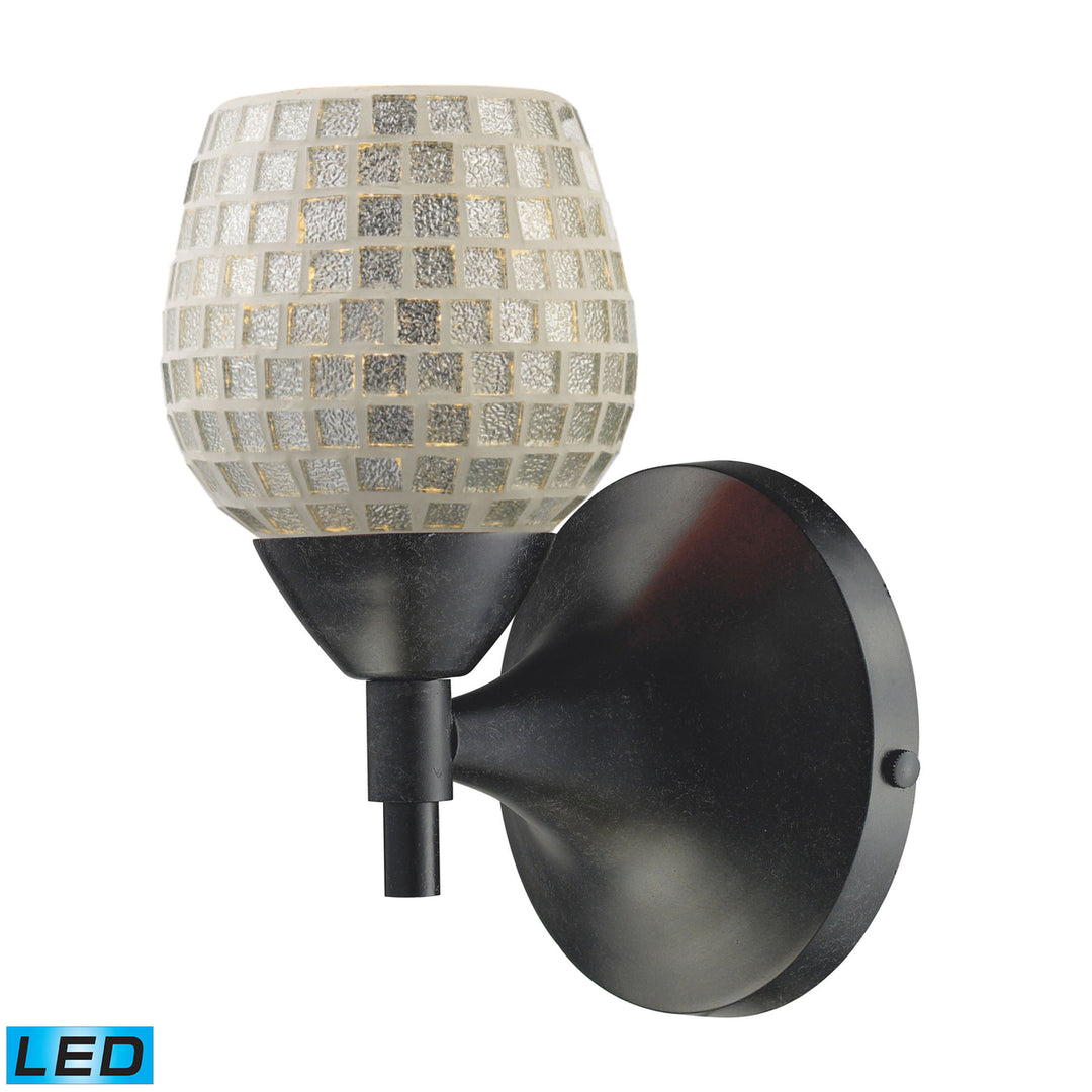 Celina 9 High 1-Light Sconce [10150/1DR-SLV-ELK] Image 3