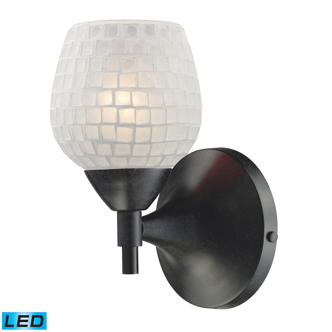 Celina 9 High 1-Light Sconce [10150/1DR-WHT-ELK] Image 3