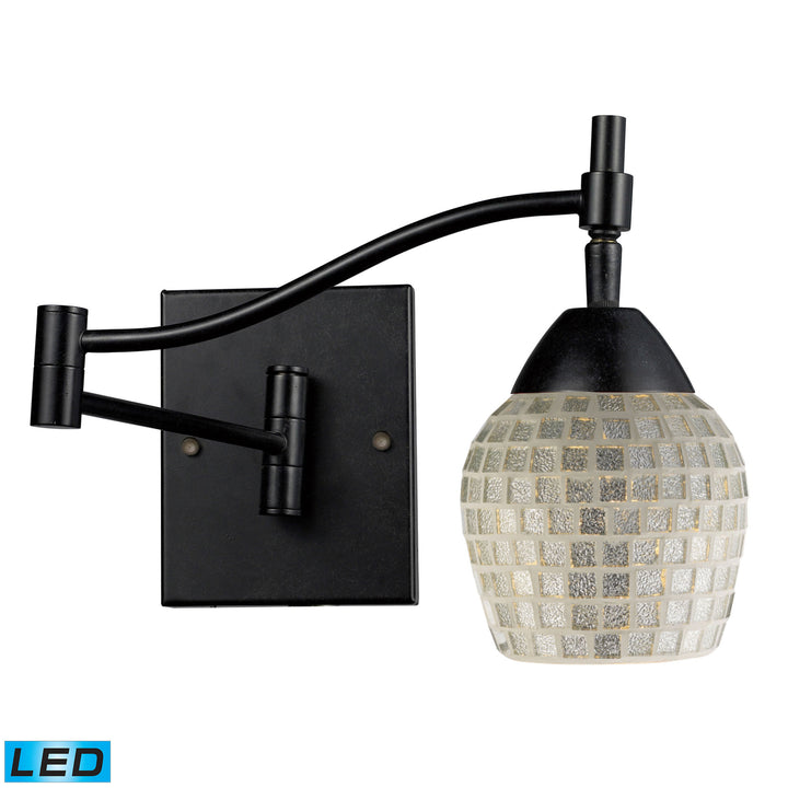 Celina 14 High 1-Light Sconce [10151/1PC-SLV-ELK] Image 1