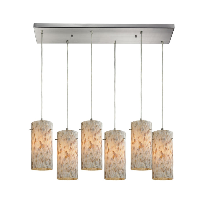 Capri 30 Wide 6-Light Pendant [10442/1-ELK] Image 1