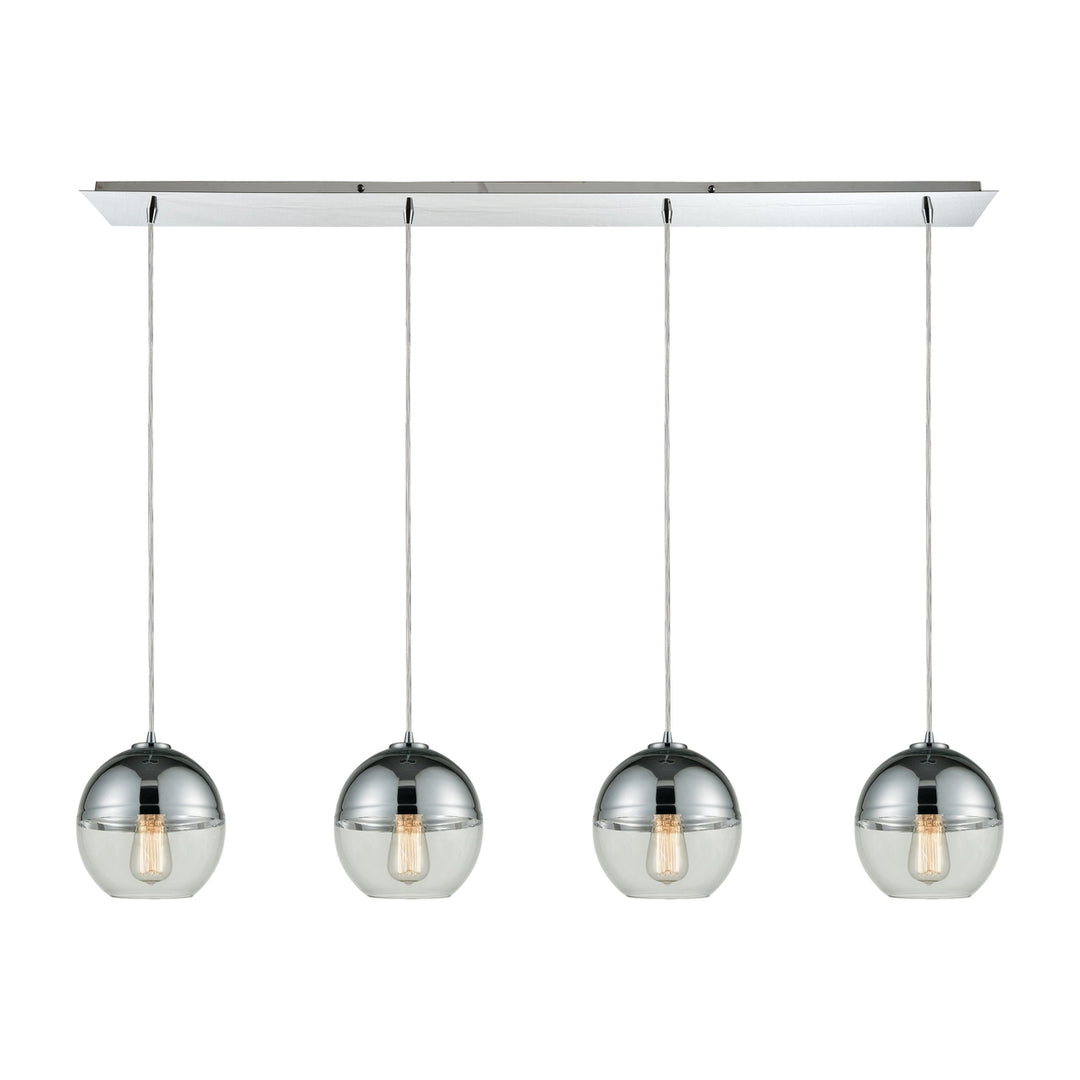 Revelo 46 Wide 4-Light Mini Pendant - Polished Chrome Image 1