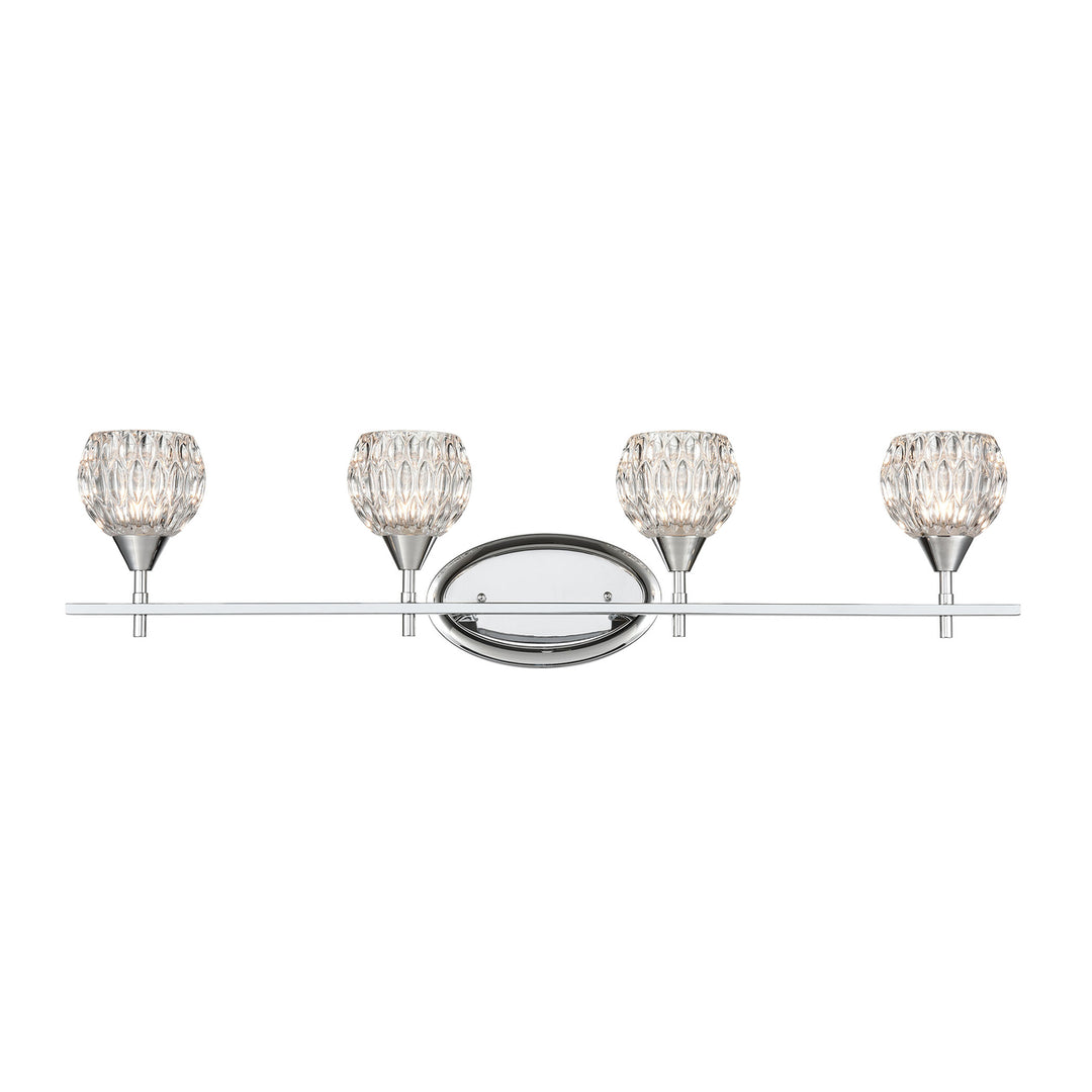 Kersey 34 Wide 4-Light Vanity Light - Polished Chrome Image 1