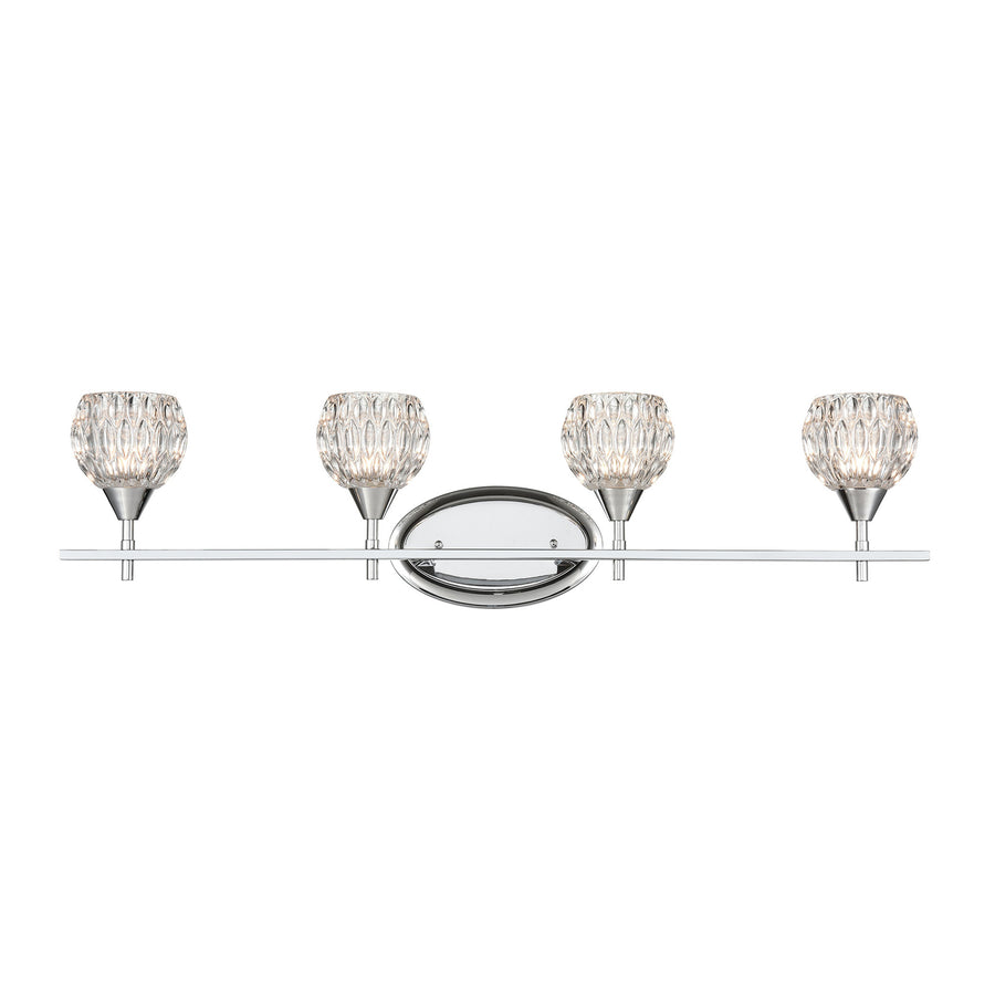 Kersey 34 Wide 4-Light Vanity Light - Polished Chrome Image 1