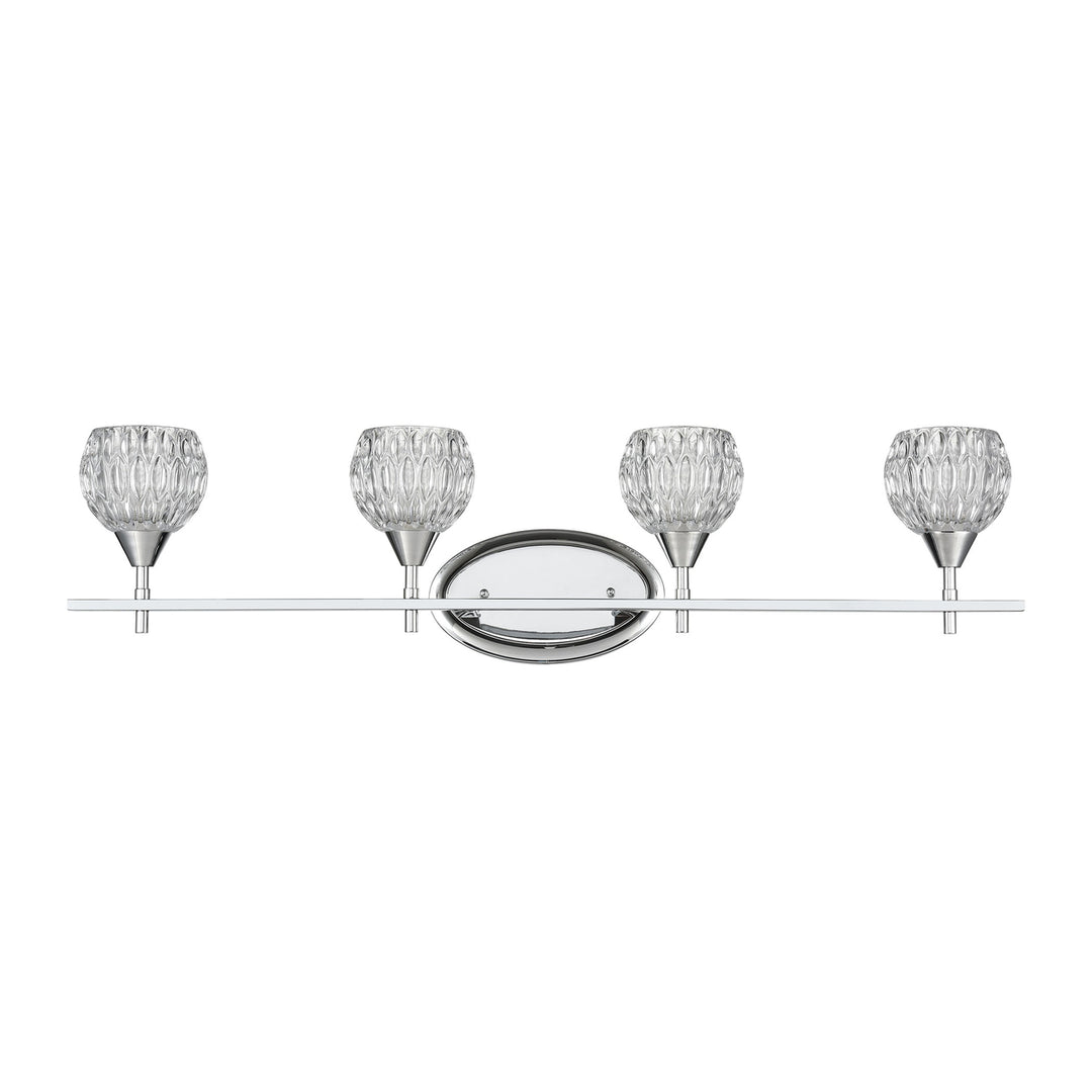 Kersey 34 Wide 4-Light Vanity Light - Polished Chrome Image 2