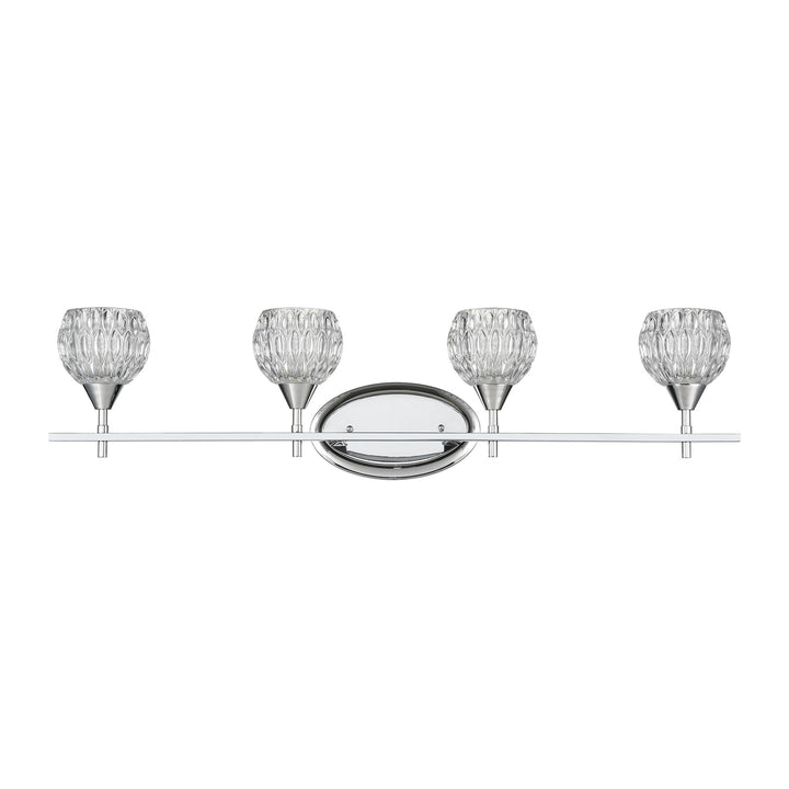 Kersey 34 Wide 4-Light Vanity Light - Polished Chrome Image 2