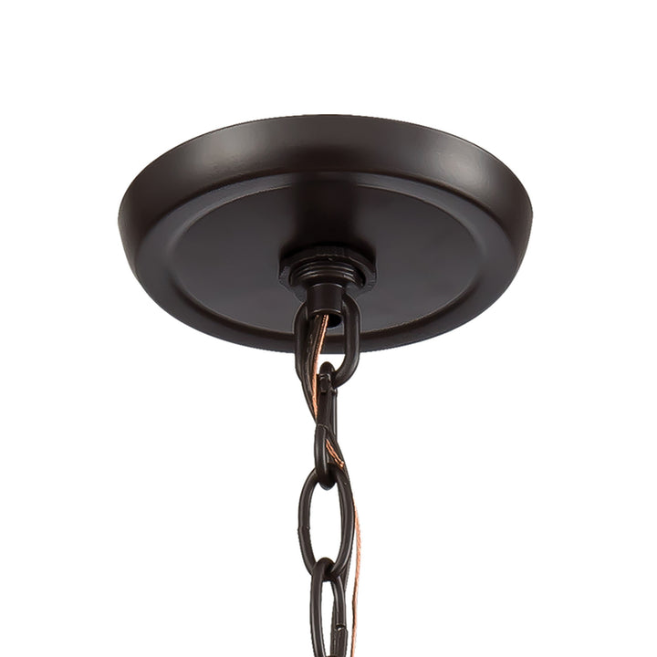 Bamboo Nest 23 Wide 3-Light Chandelier - Oil Rubbed Bronze Image 3