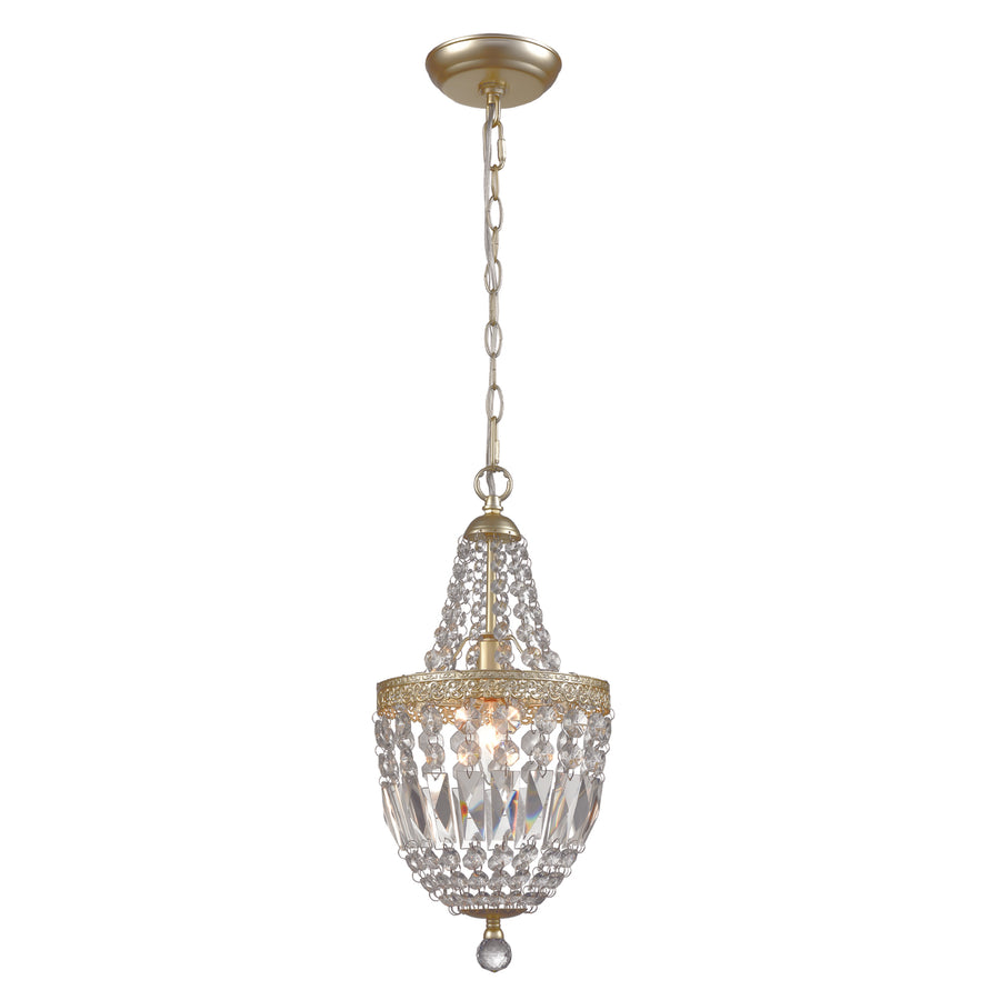 Morley 8 Wide 1-Light Mini Pendant - Clear Image 1