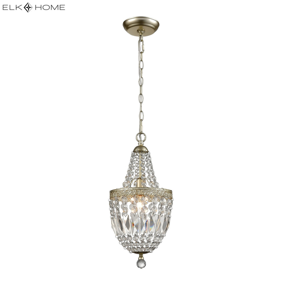 Morley 8 Wide 1-Light Mini Pendant - Clear Image 2