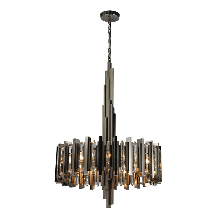 Industrialist 30 Wide 8-Light Pendant - MatteBlack Nickel Image 1