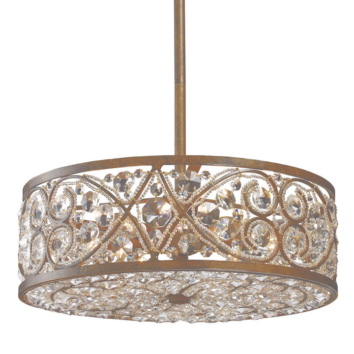 Amherst 17 Wide 6-Light Chandelier - Antique Bronze Image 3